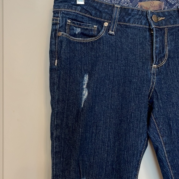 Paige Skyline Skinny Distressed Denim Jeans Women’s Size 29 - Picture 3 of 9